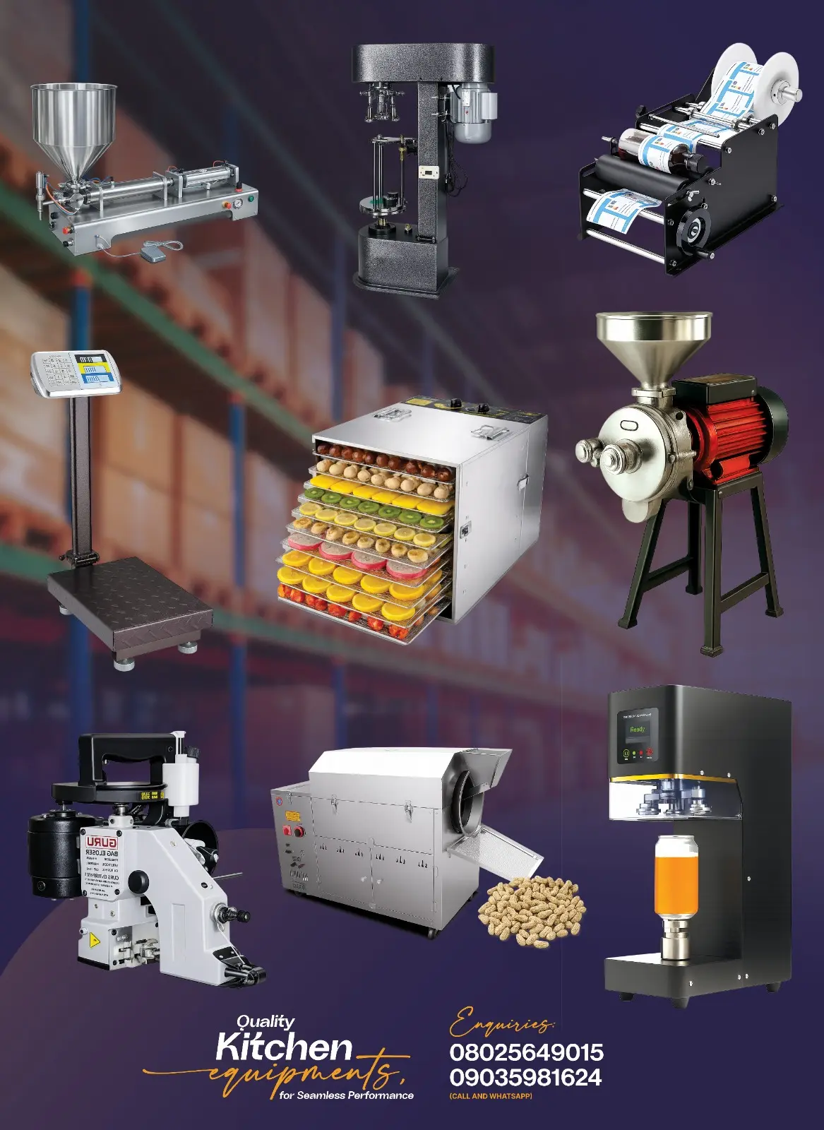 Cleverson industrial filling, labelling, weighing, drying, grinding, sealing and packaging equipment